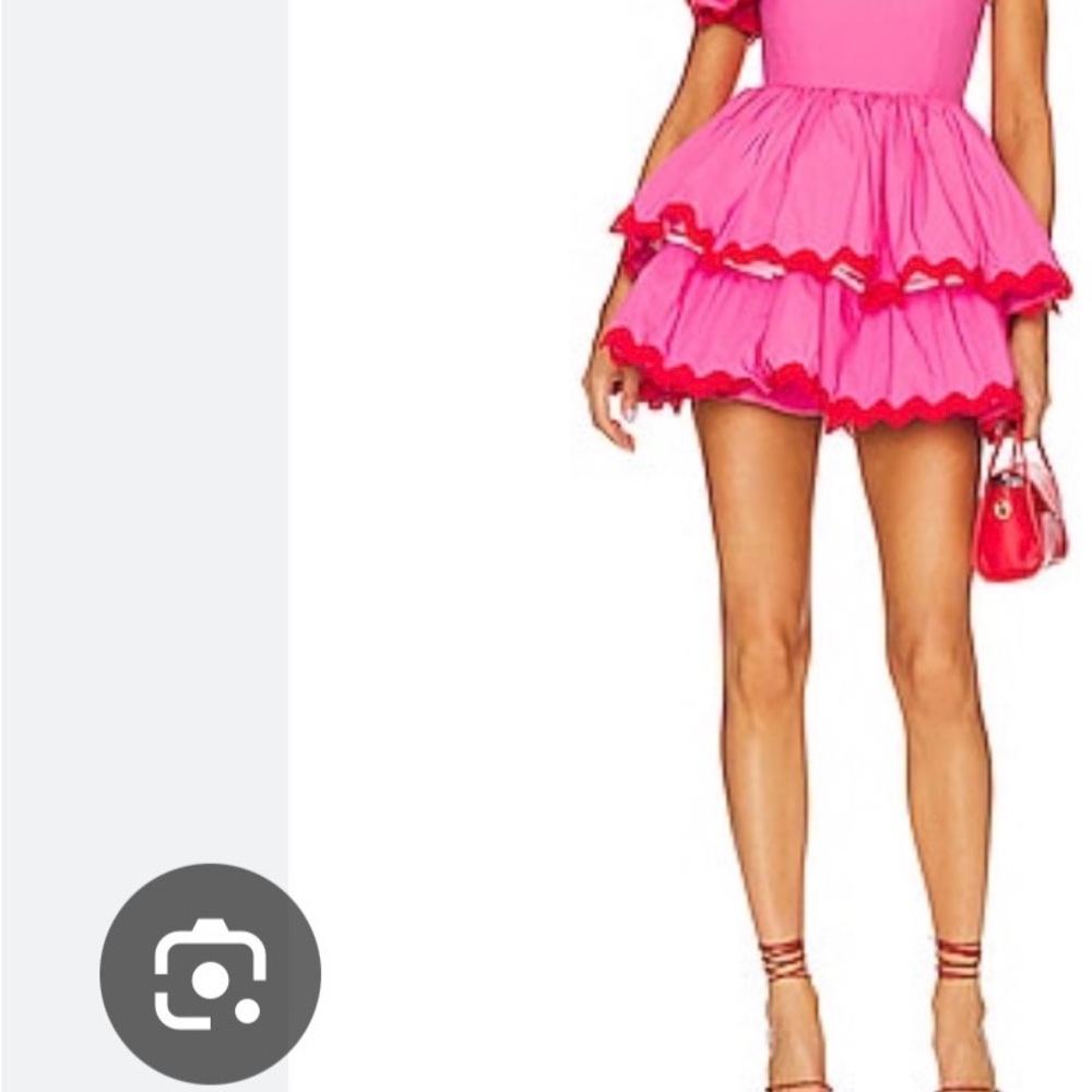 Celia B Pink One-Shoulder Ruffle Mini Dress - Picture 2 of 7